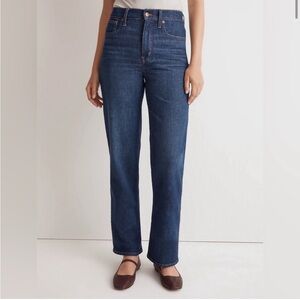 Madewell the perfect vintage wide leg jean 24P dark wash